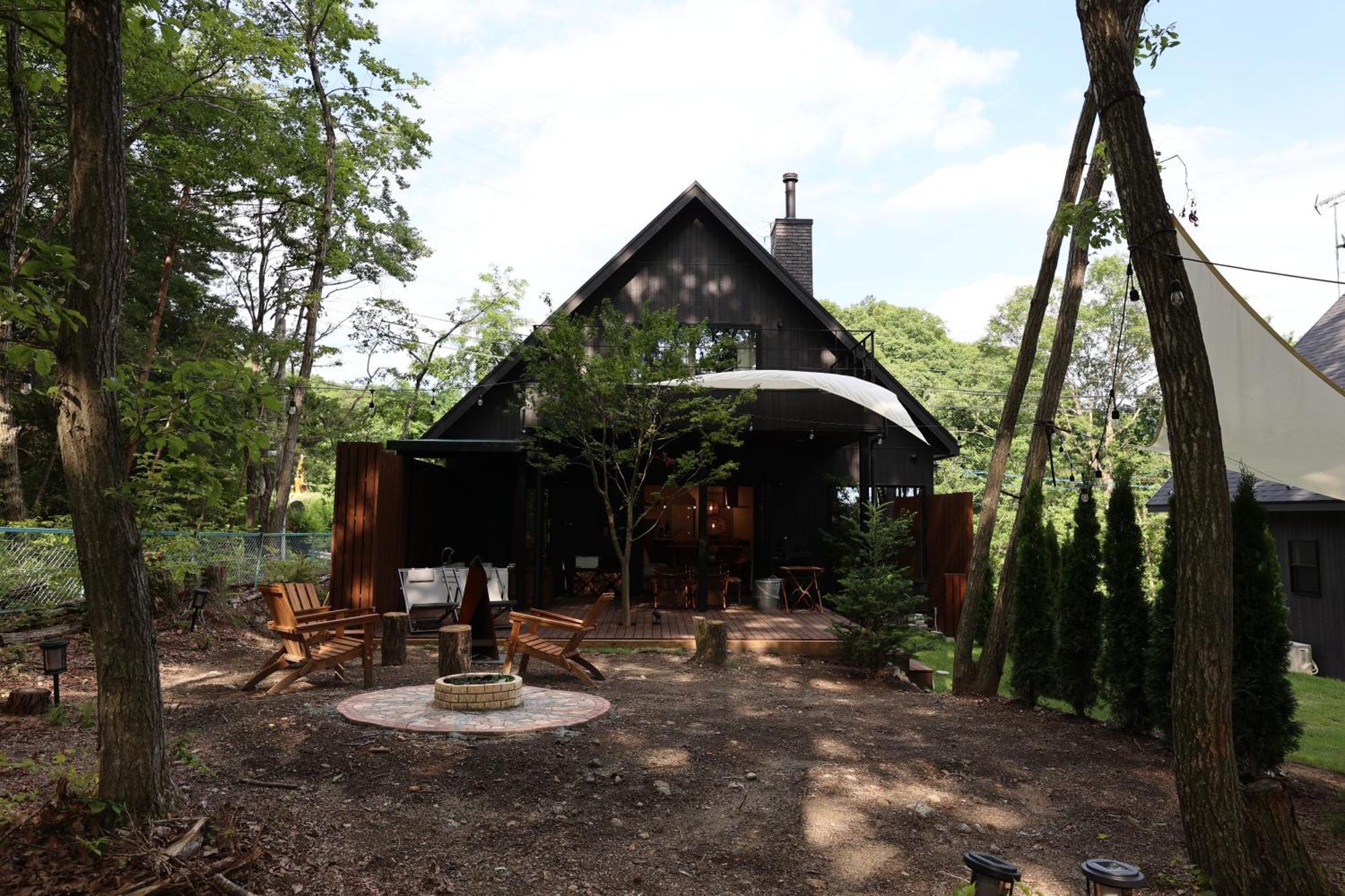 Sauna Forest Cabin 軽井沢 御代田　Mori-Asobi Oiwake Ngoại thất bức ảnh