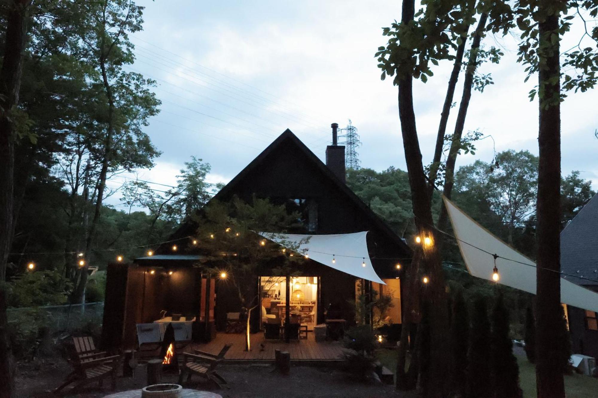 Sauna Forest Cabin 軽井沢 御代田　Mori-Asobi Oiwake Ngoại thất bức ảnh
