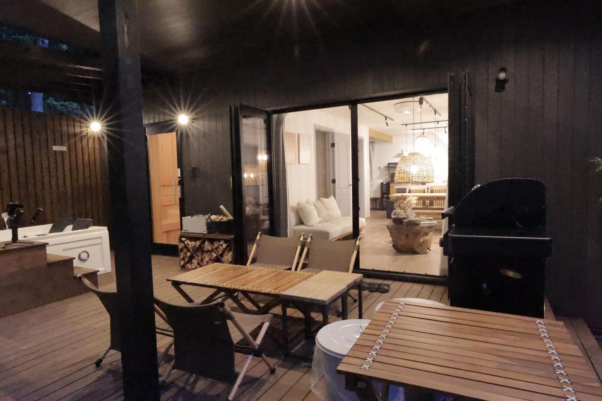 Sauna Forest Cabin 軽井沢 御代田　Mori-Asobi Oiwake Ngoại thất bức ảnh