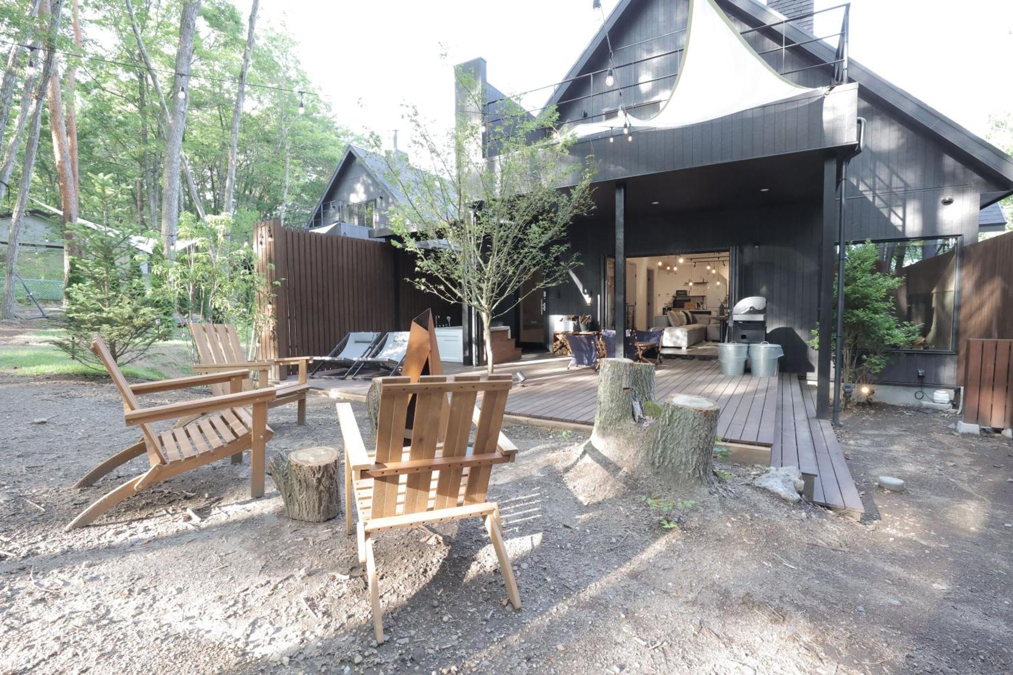 Sauna Forest Cabin 軽井沢 御代田　Mori-Asobi Oiwake Ngoại thất bức ảnh