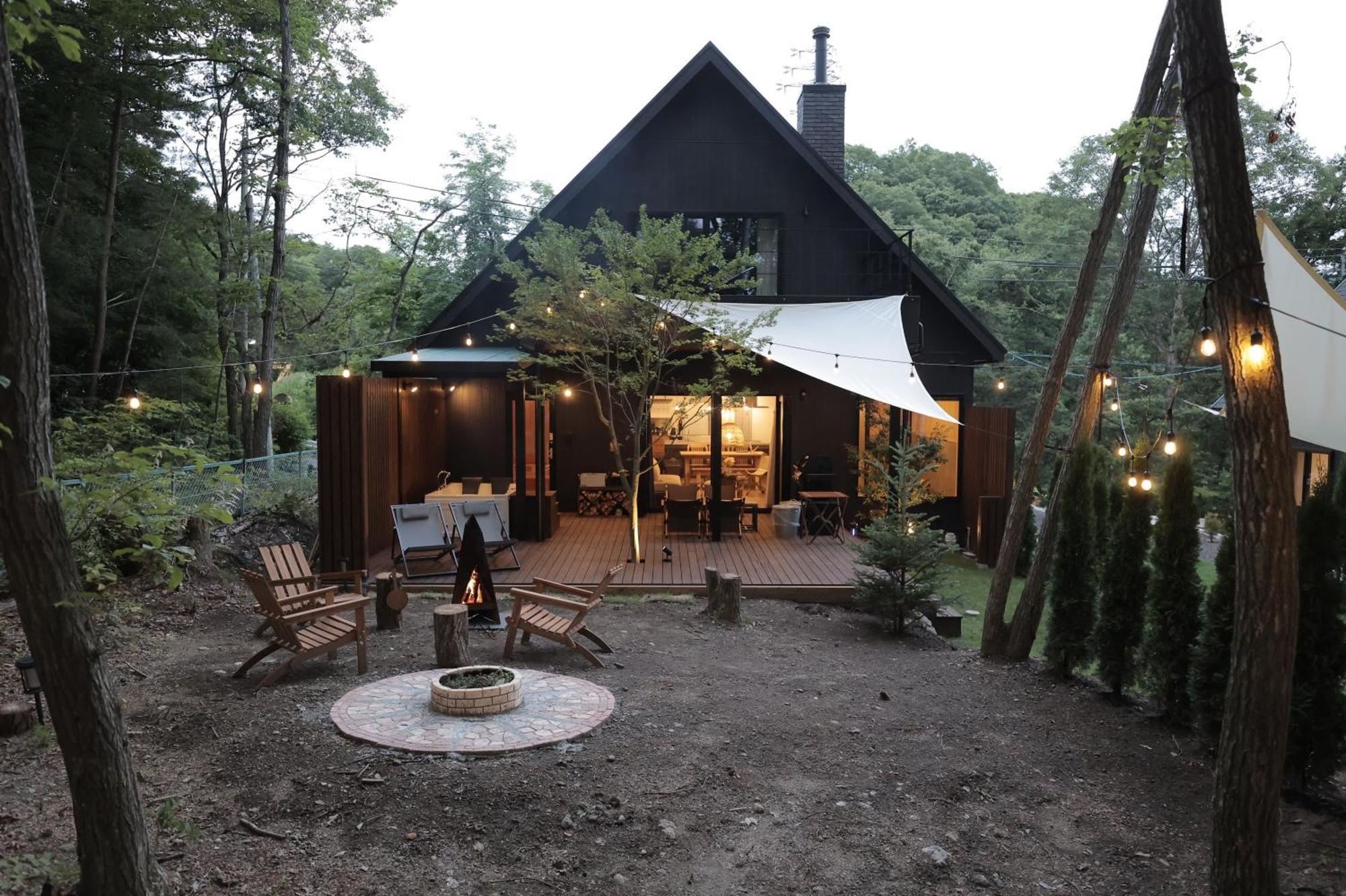 Sauna Forest Cabin 軽井沢 御代田　Mori-Asobi Oiwake Ngoại thất bức ảnh