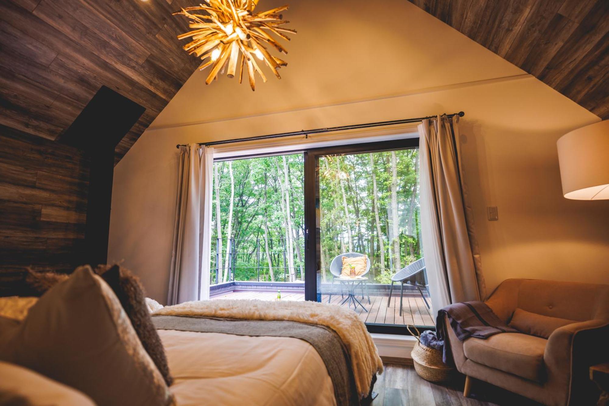 Sauna Forest Cabin 軽井沢 御代田　Mori-Asobi Oiwake Ngoại thất bức ảnh