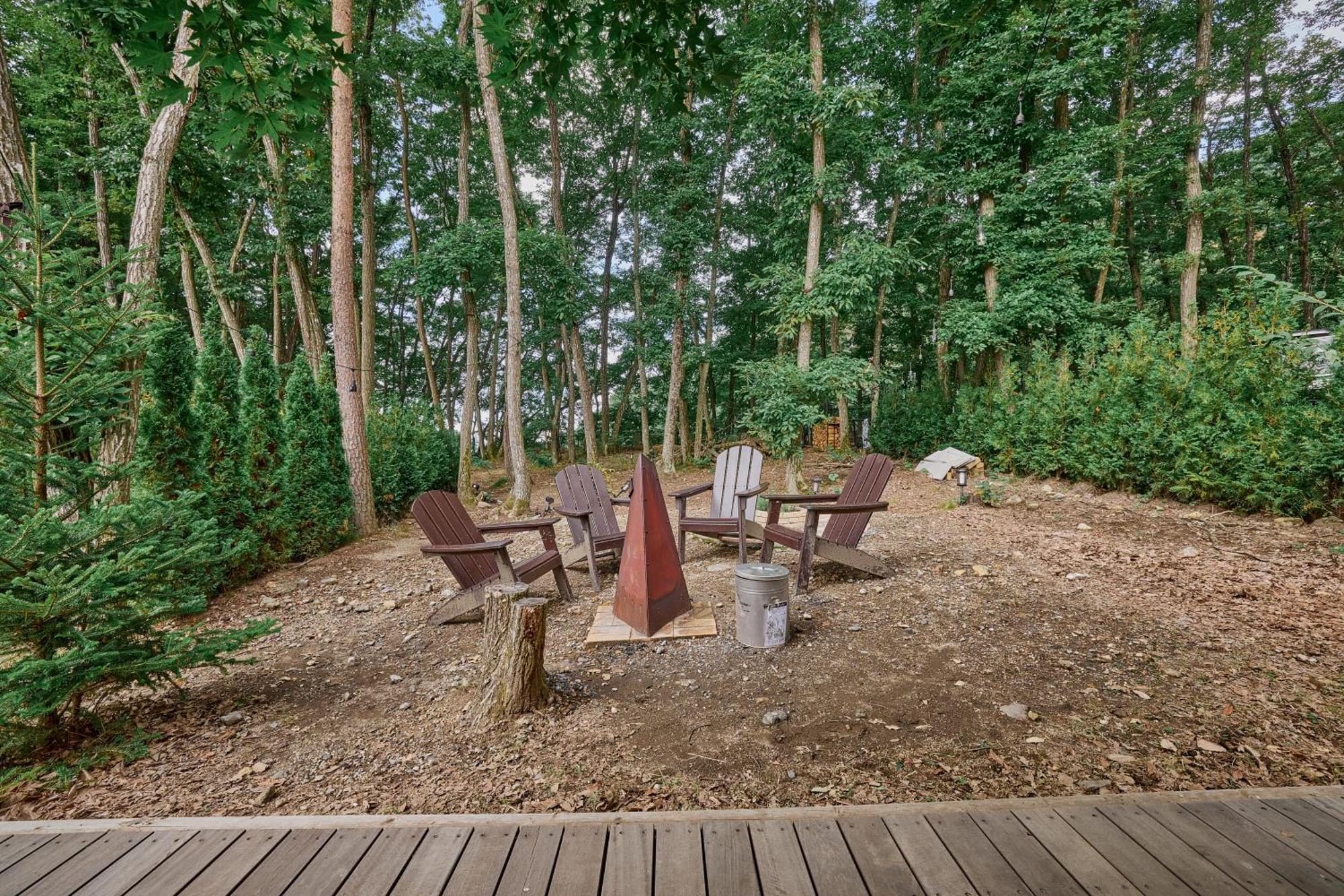 Sauna Forest Cabin 軽井沢 御代田　Mori-Asobi Oiwake Ngoại thất bức ảnh