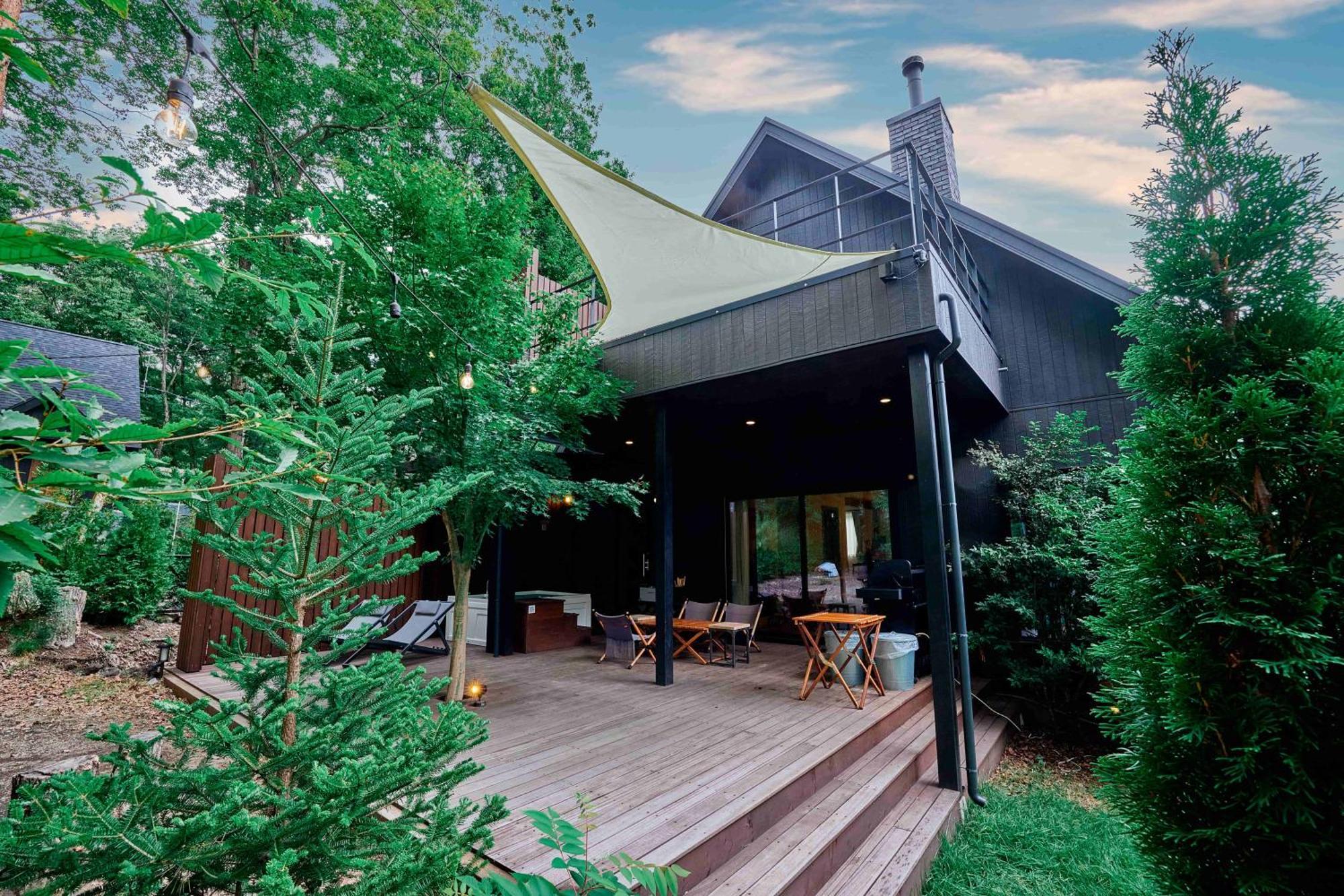 Sauna Forest Cabin 軽井沢 御代田　Mori-Asobi Oiwake Ngoại thất bức ảnh